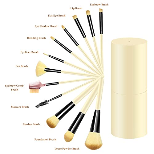 12 Makeup Brushes Set