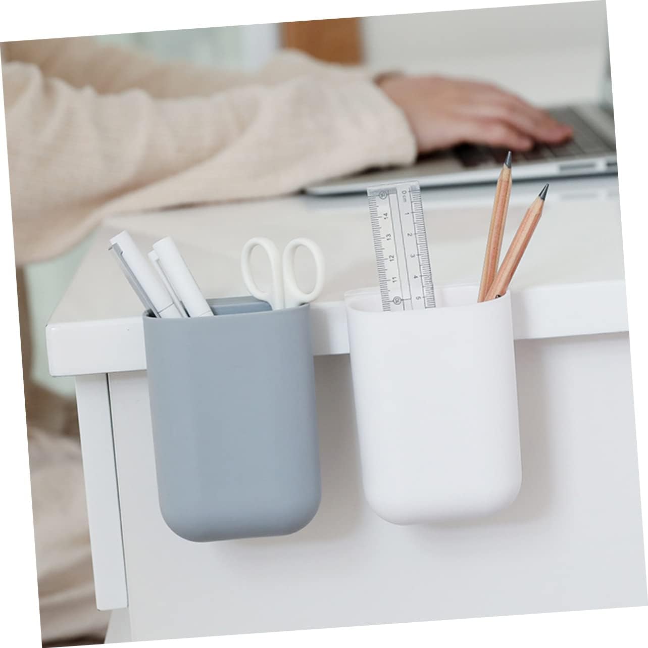 Desk Pen Holder Box
