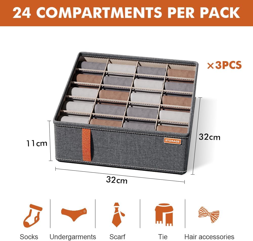 Underwear Drawer Organzier