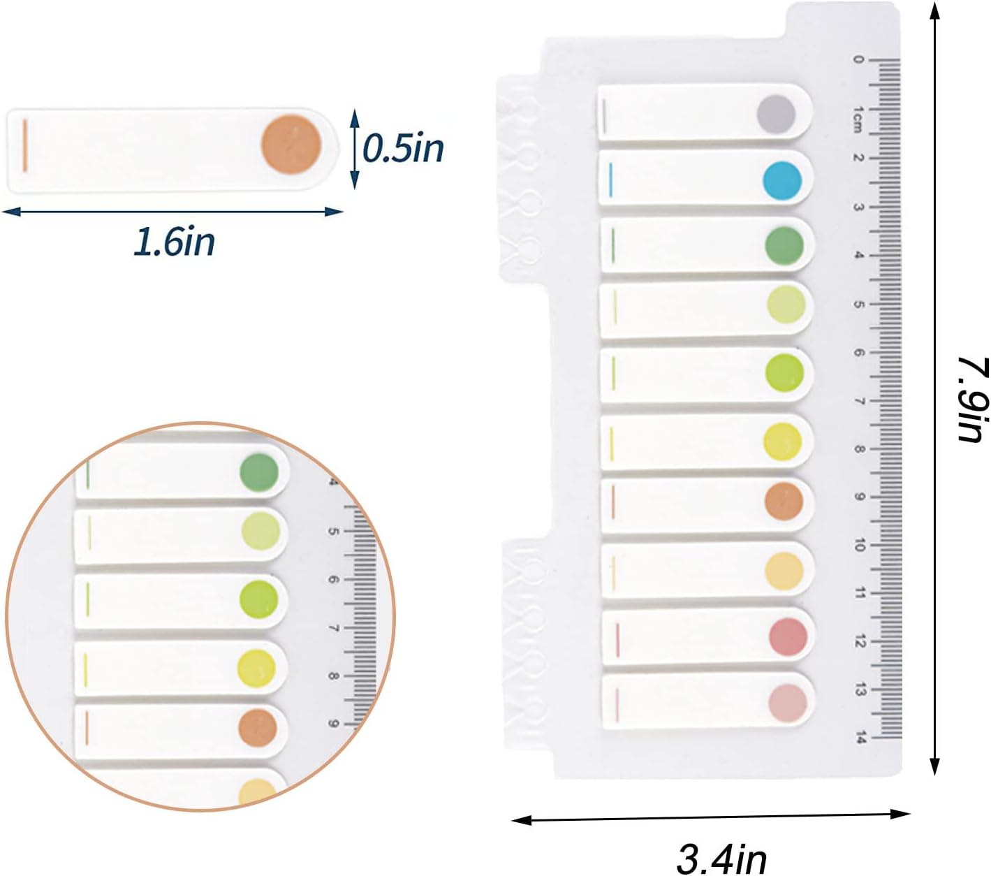Sticky Index Tabs (200 pcs)