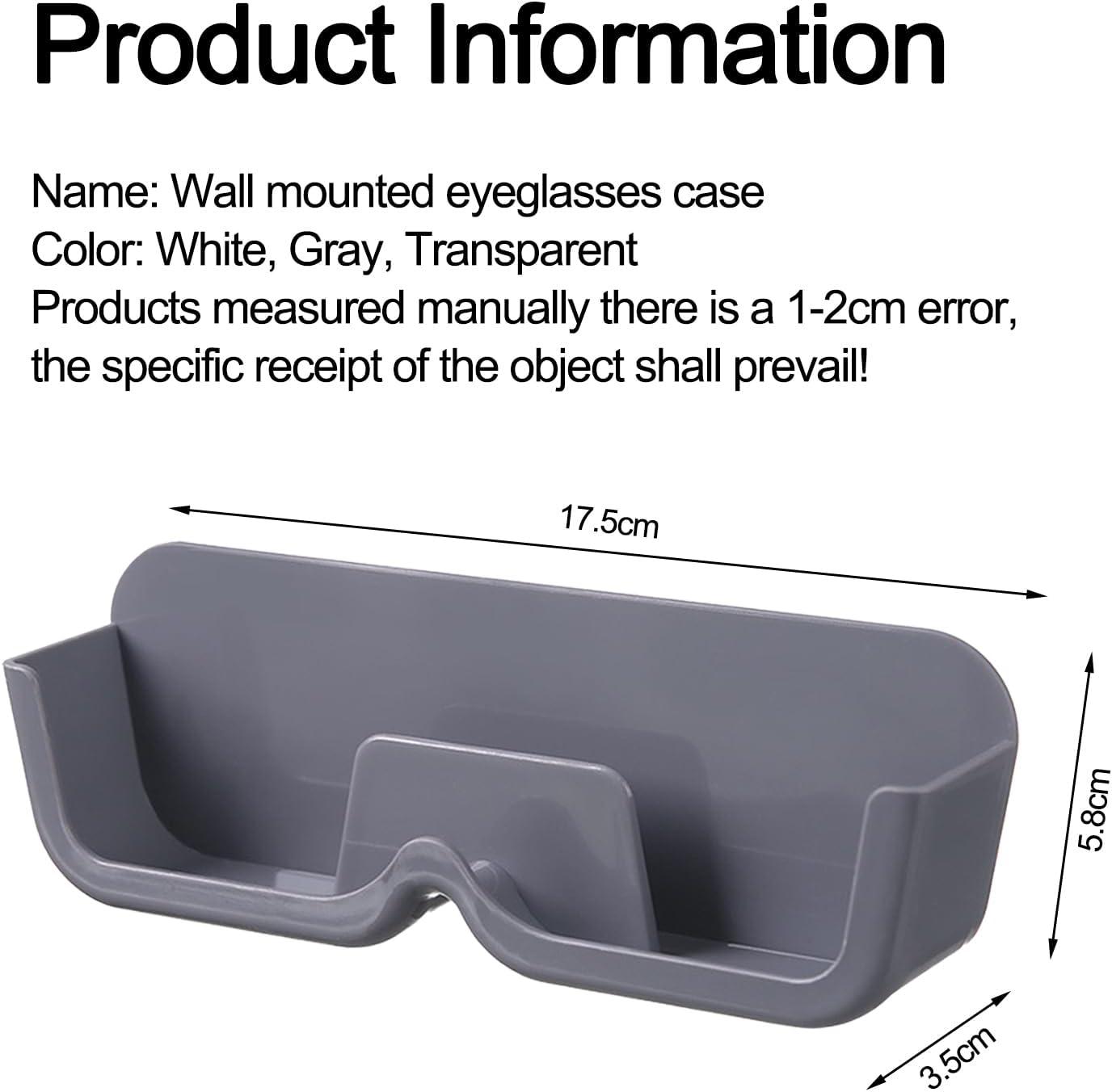 Wall Mounted Sunglasses Holder