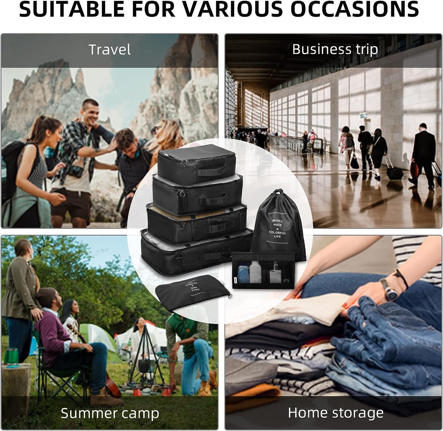Travel Luggage Packing Organizer