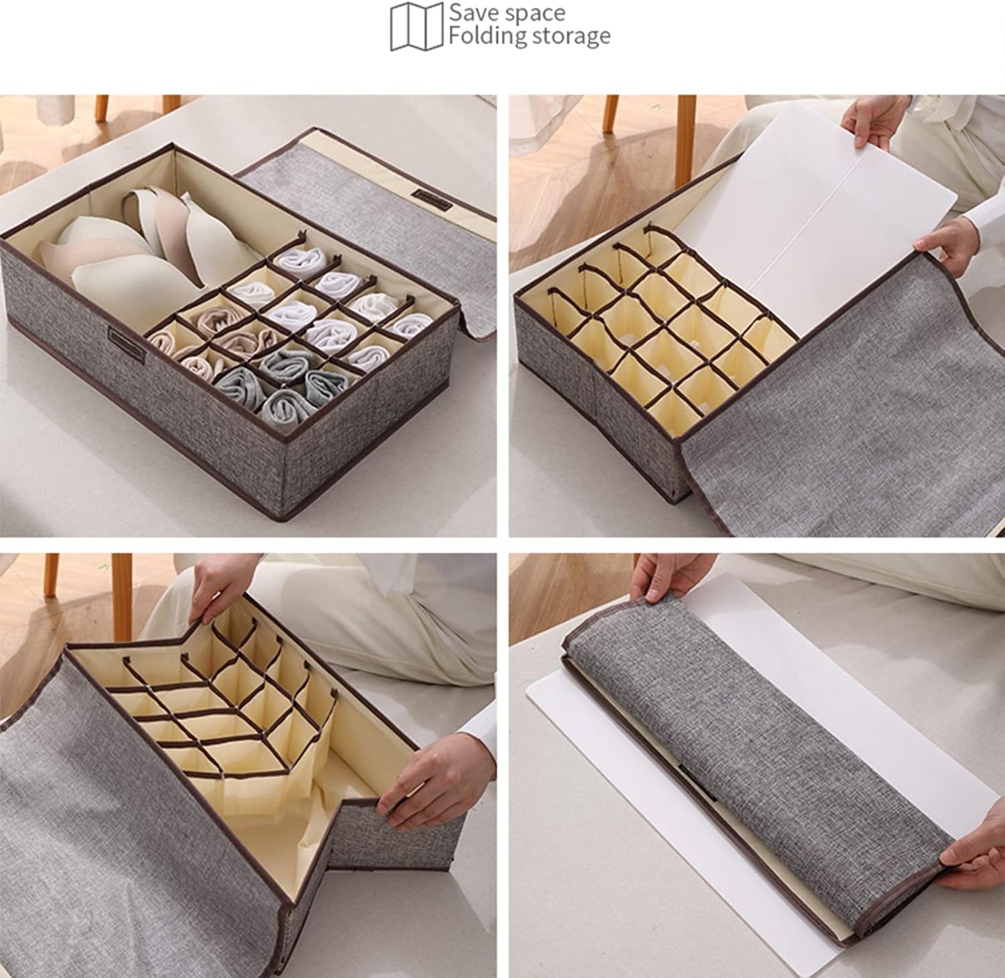 Underwear Organizer Box with Cover