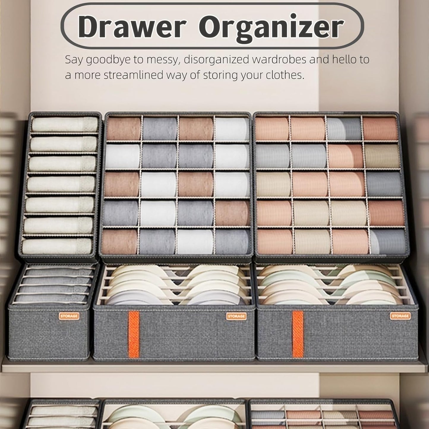 Underwear Drawer Organzier