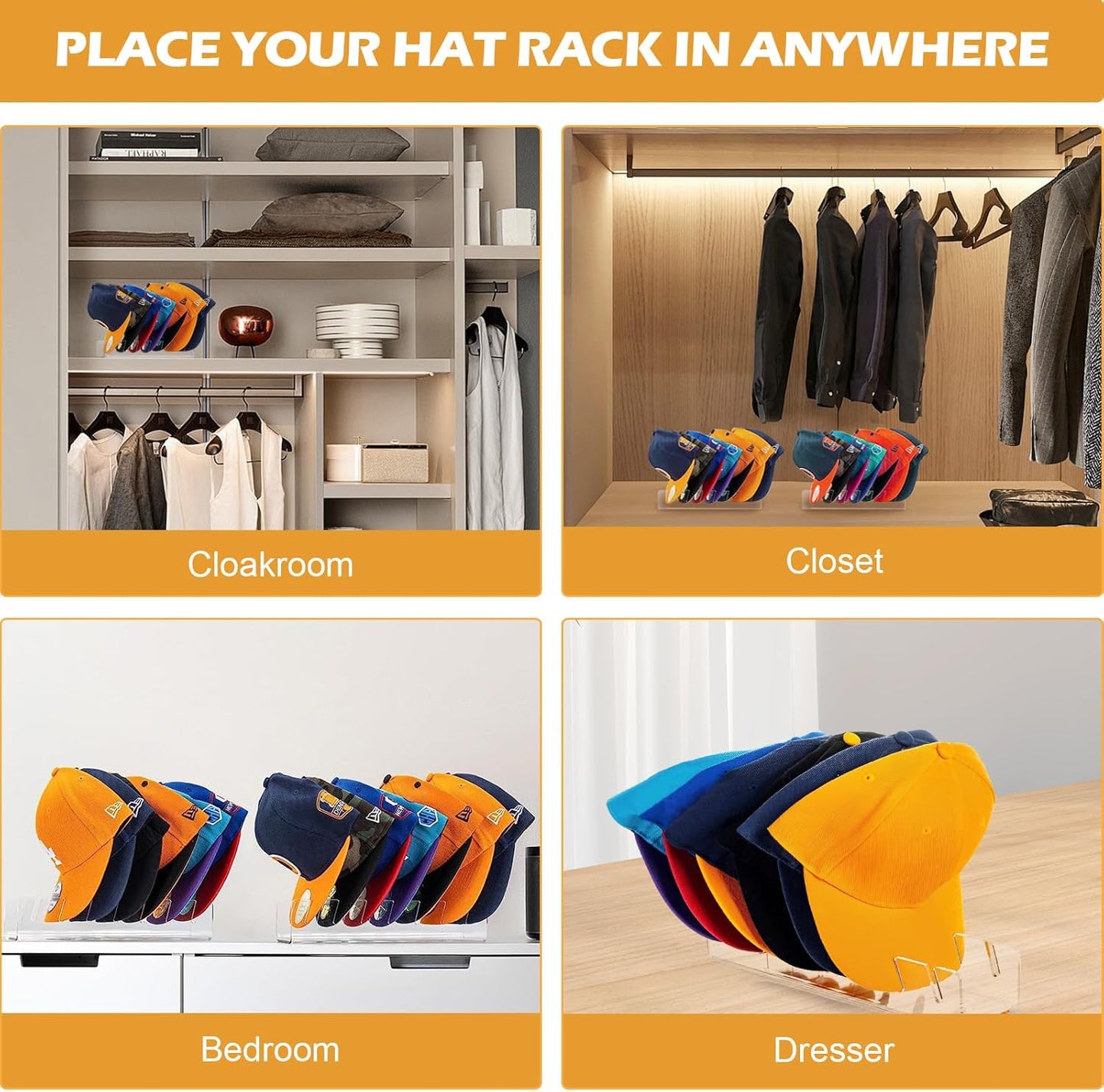 Acryclic Hat Stand