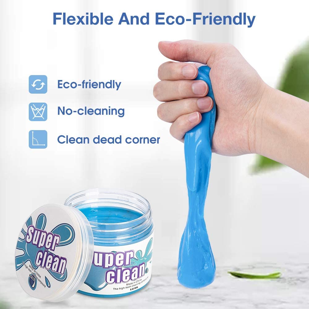 Cleaning Slime, Cleaning Gel for car dashboard, keyboard and home electronics