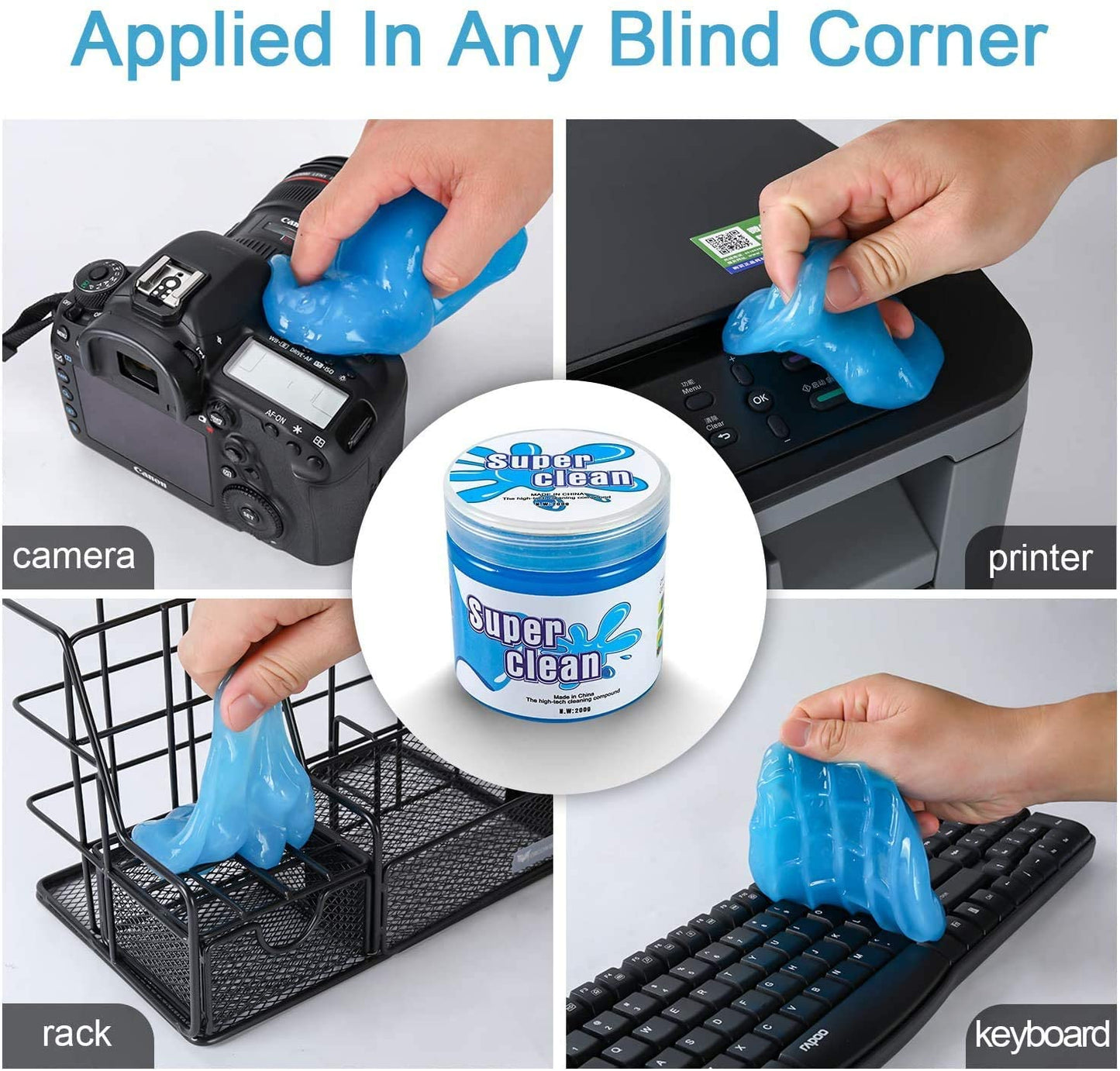 Cleaning Slime, Cleaning Gel for car dashboard, keyboard and home electronics