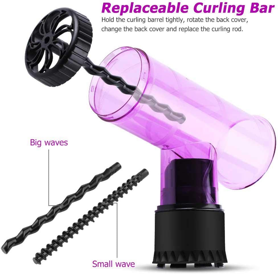 Hair curling diffuser for styling at home