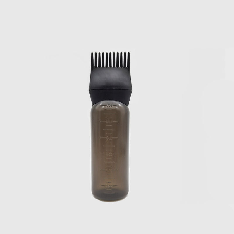 Hair dye applicator comb bottle, first design in black