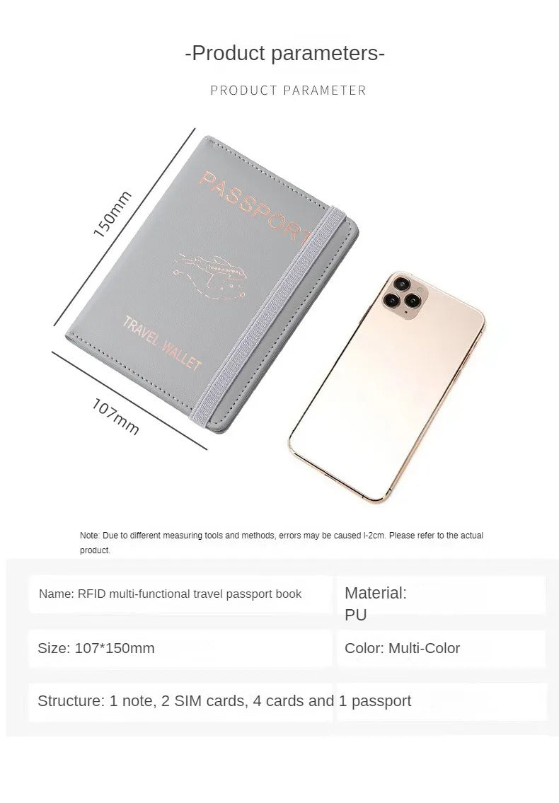 Passport holder interior