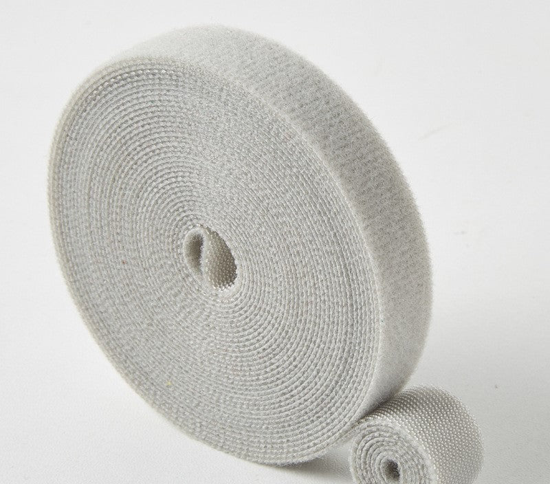 Velcro cable organizer roll in grey