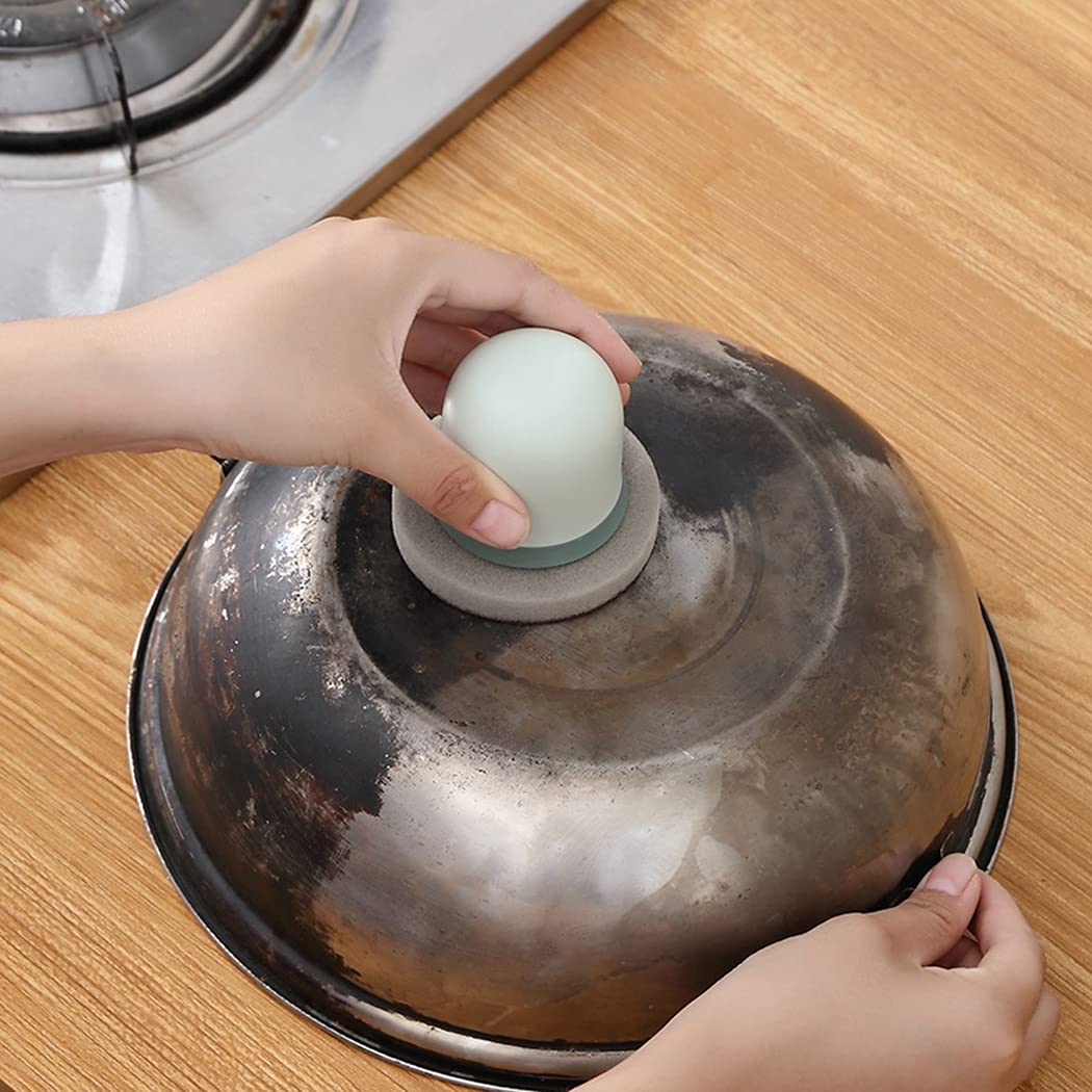 Cleaning Brush Scrubber Handheld Dish Scrubber Kitchen Cleaning Scrubber for Pot Bowl Sink Bathroom Bathtub