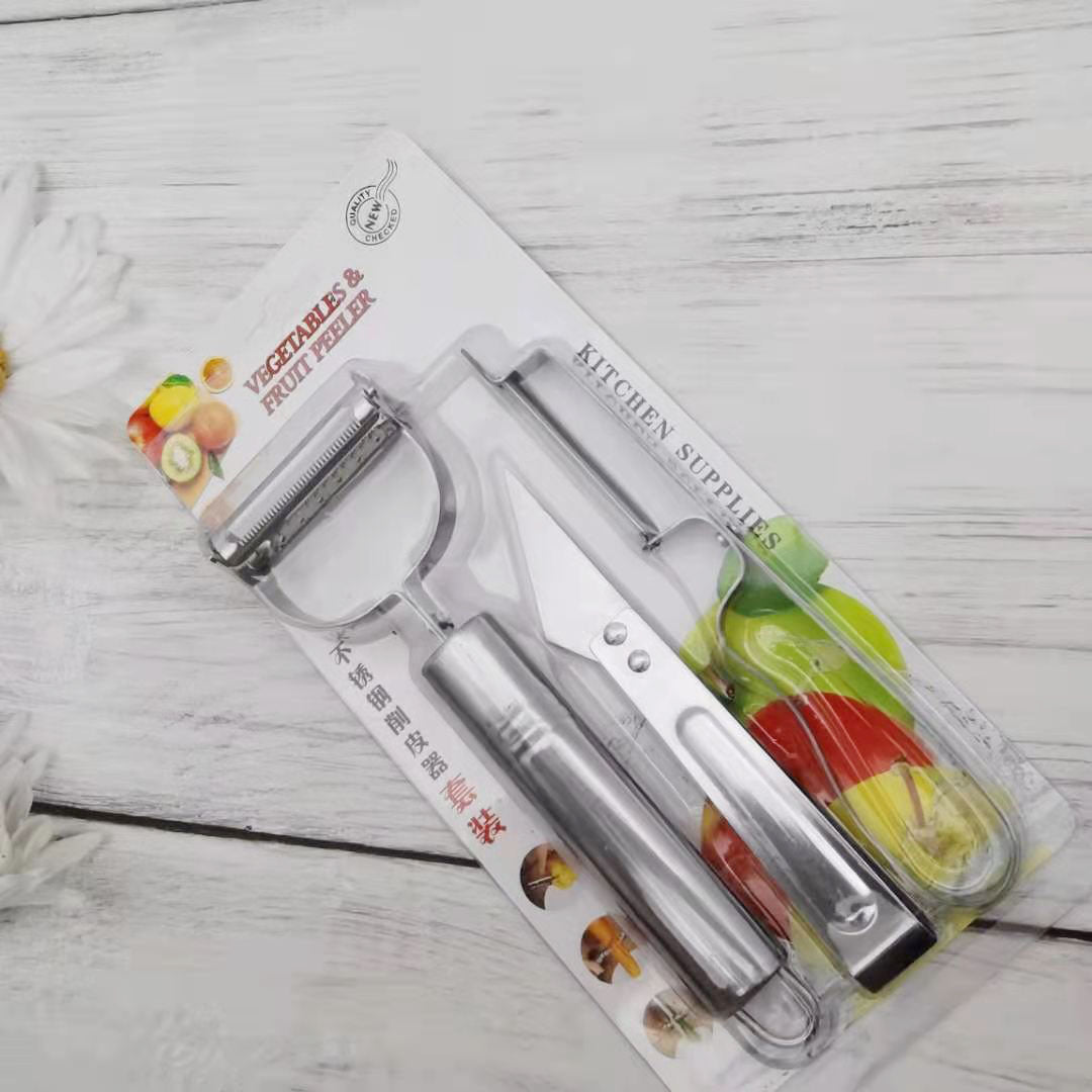 Multifunctional Vegetable Peeler & Slicer Stainless Steel