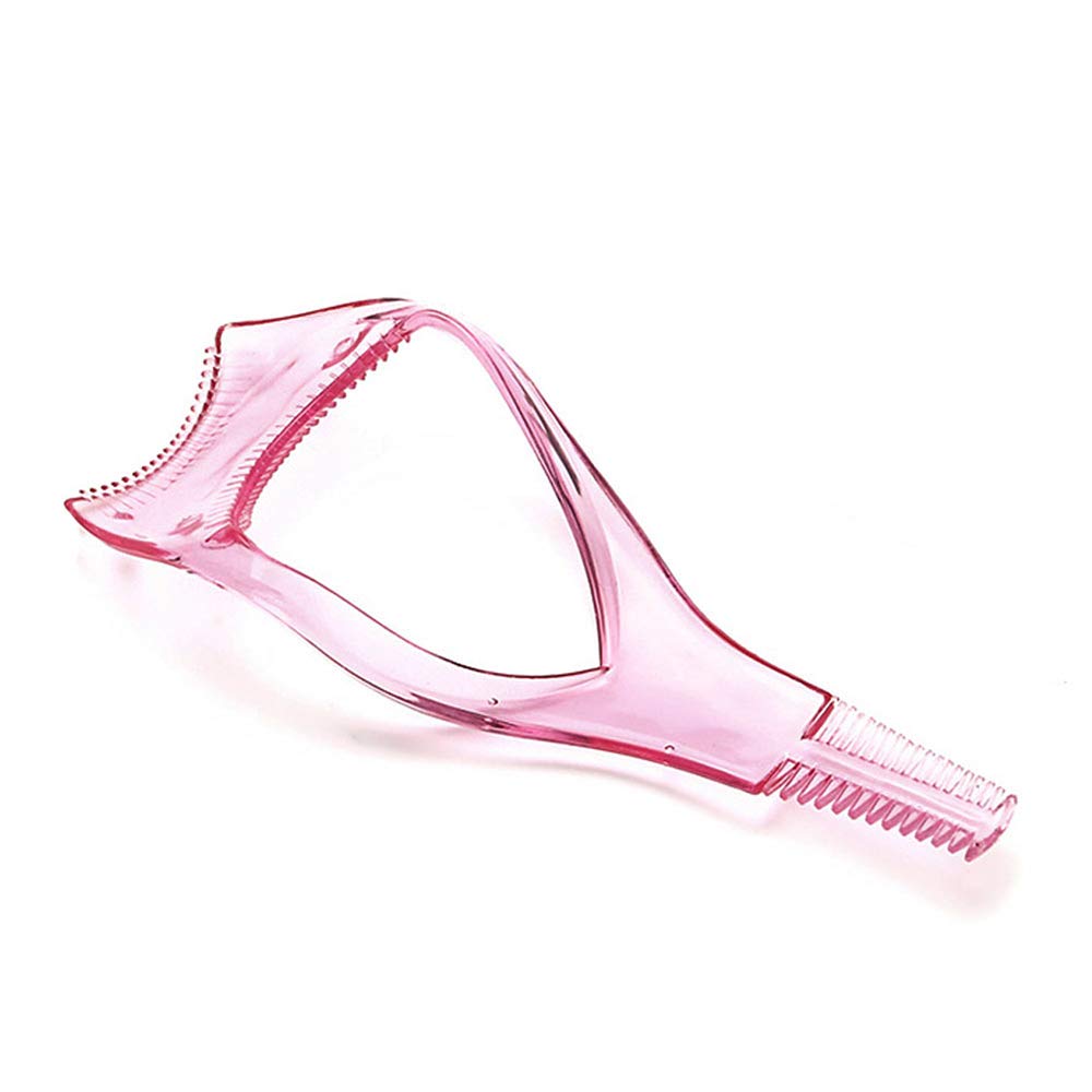 Eyelash guide made of hard, durable plastic