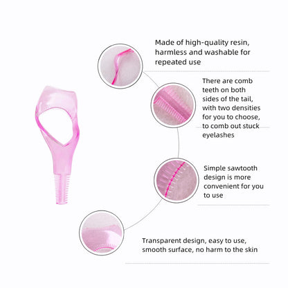 Lash application aid for false eyelashes