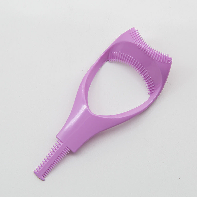 3-in-1 eyelash tool in purple