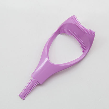 3-in-1 eyelash tool in purple