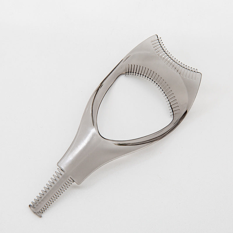 3-in-1 eyelash tool, transparent black
