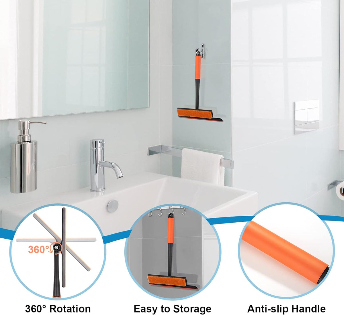 360-degree multi-angle window wiper