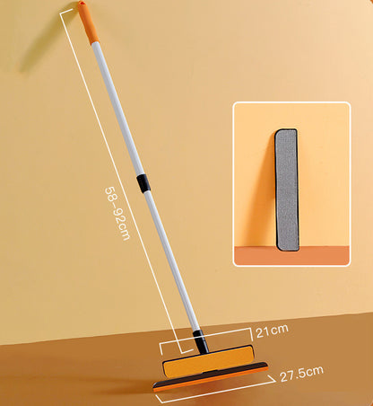 3-in-1 window screen and glass wiper, extended handle