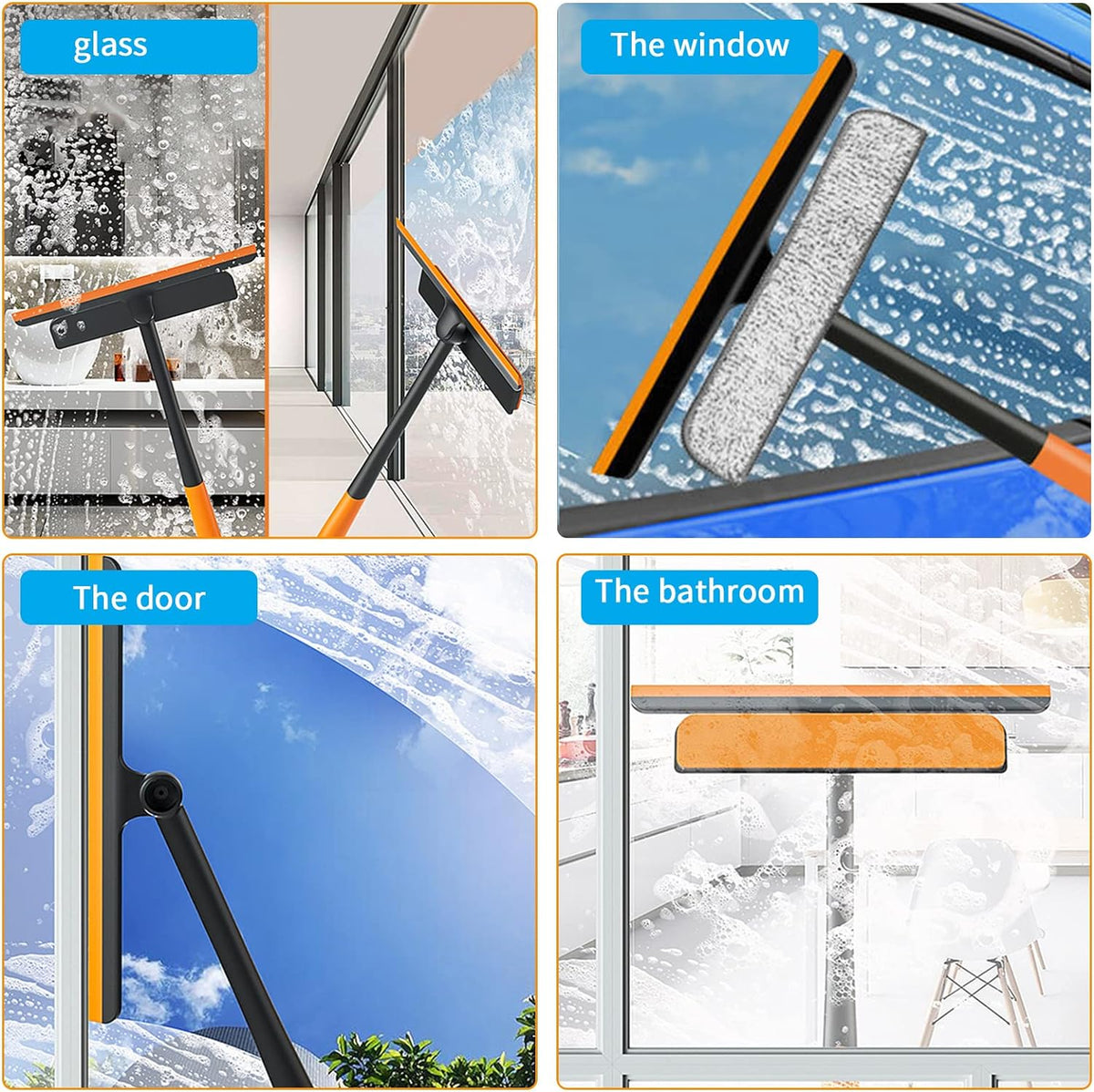 Window cleaning tool for high windows