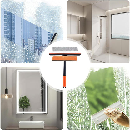 Window wiper with long handle