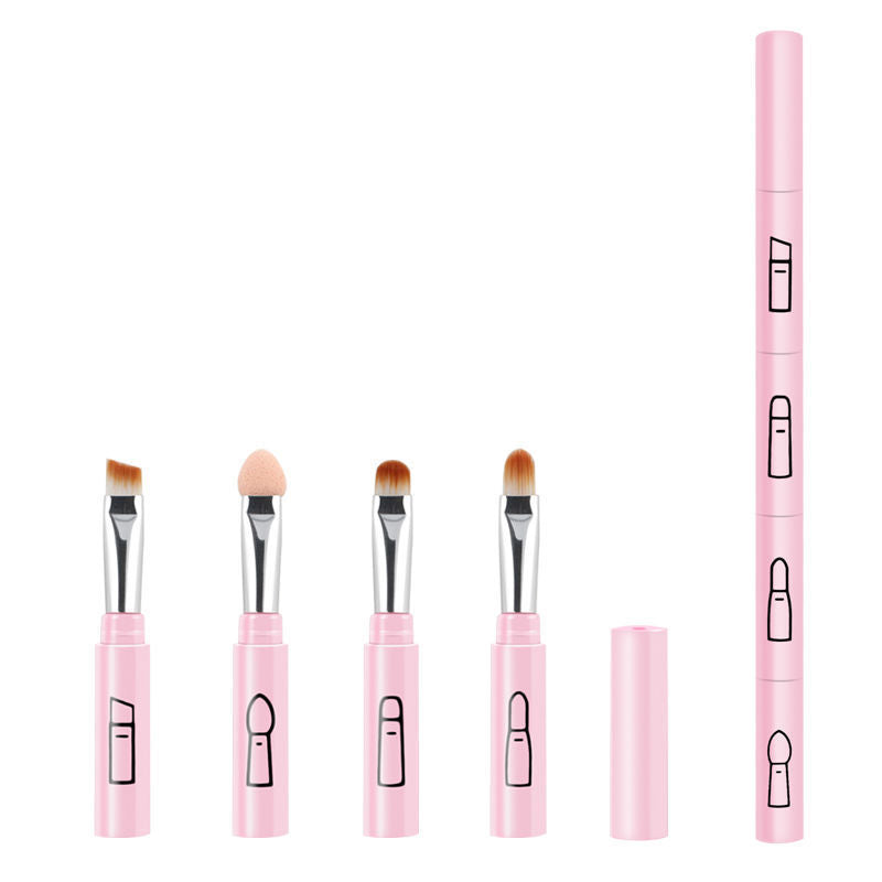 4-in-1 makeup brush pen in pink