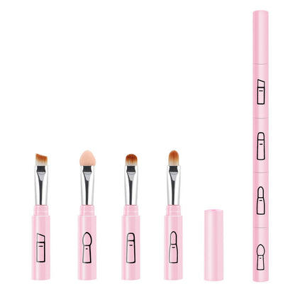 4-in-1 makeup brush pen in pink
