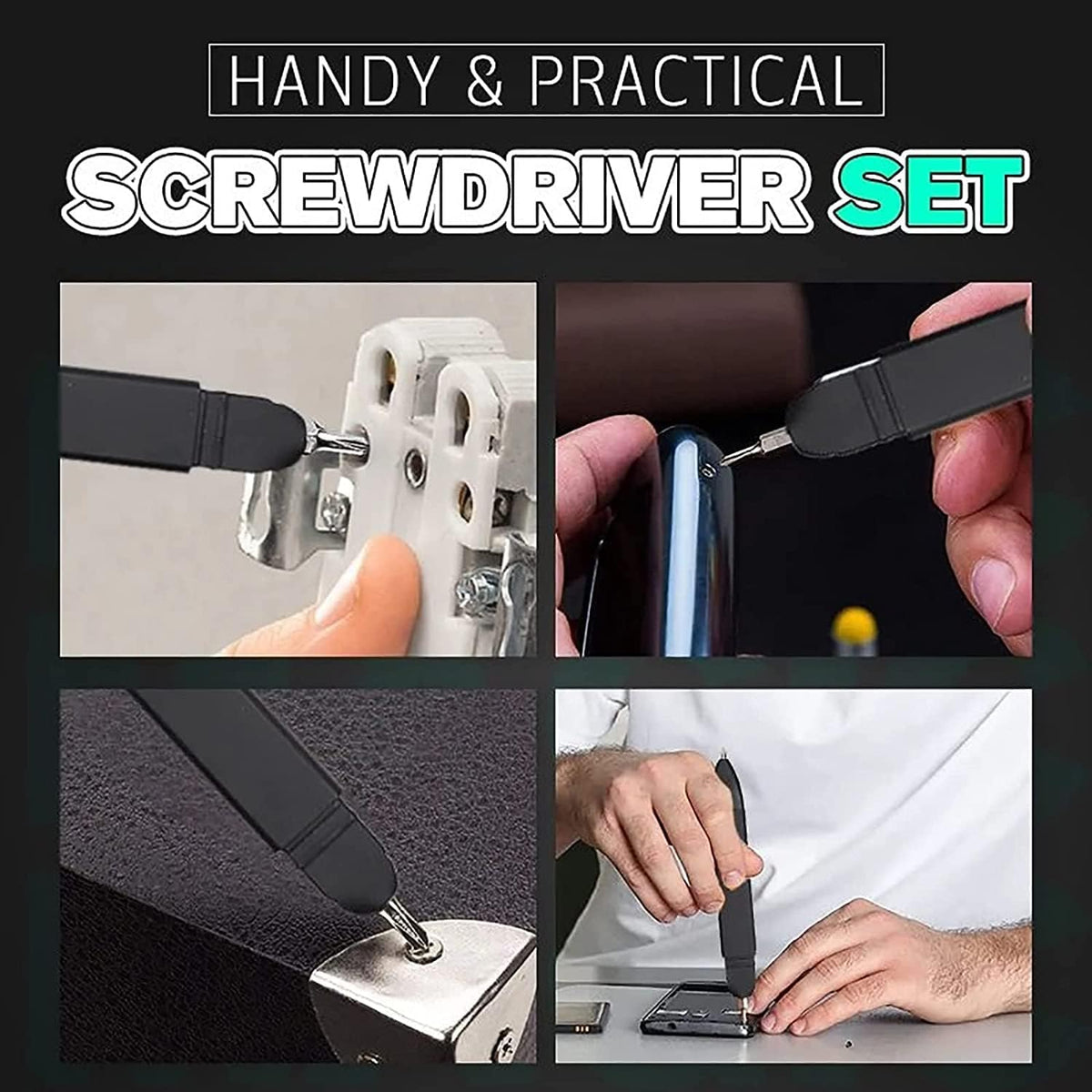 Pen with a mini screwdriver tool