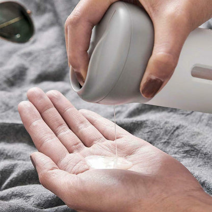 Travel shampoo dispenser for flights