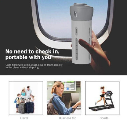 Travel shampoo bottles organizer