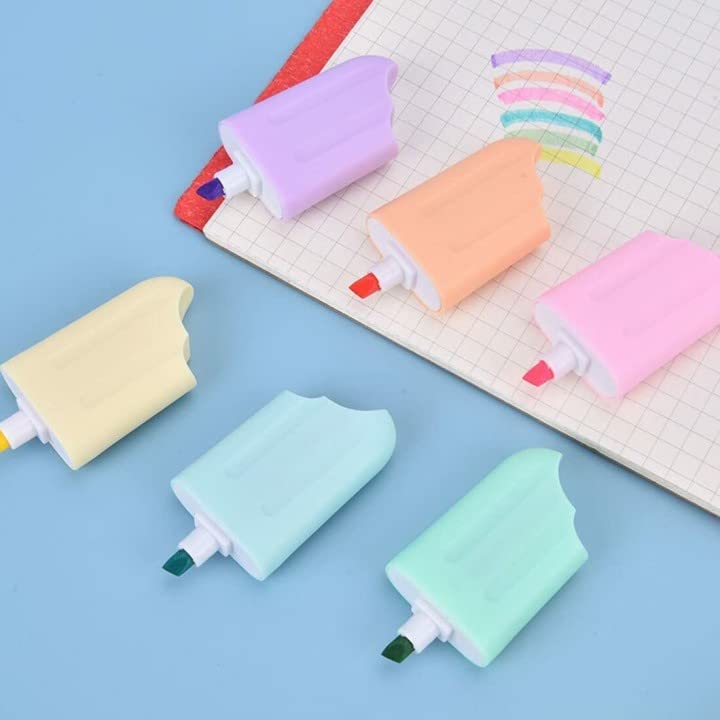 Cute Mini Highlighters (6 colors)