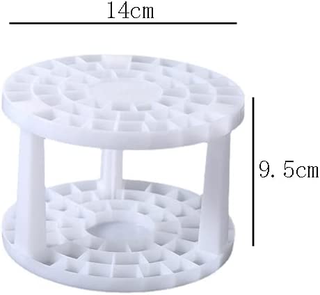 Detachable brush holder rack for makeup and paint brushes