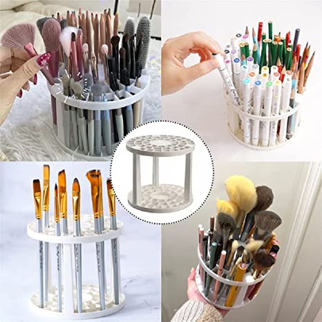 Artist paint brush storage holder