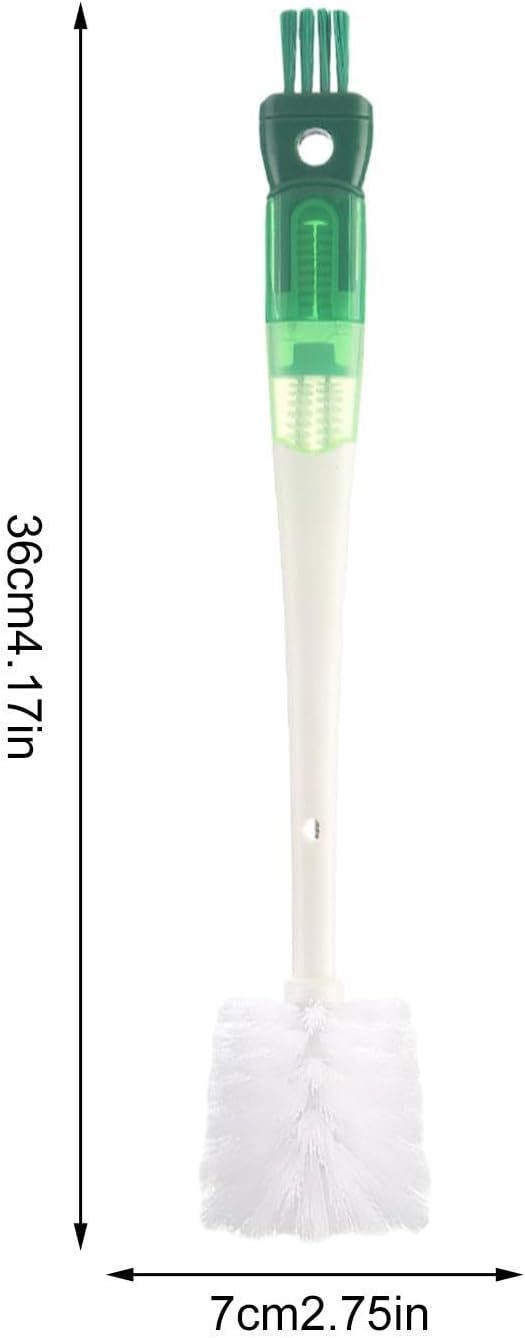 5-in-1 bottle cleaning brush in green