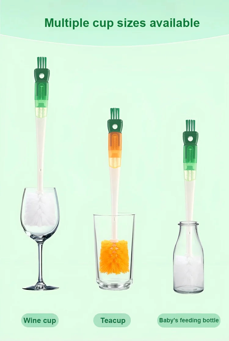 5-in-1 bottle cleaning brush set
