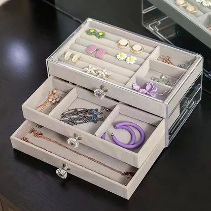 3 Drawers Jewelry Box