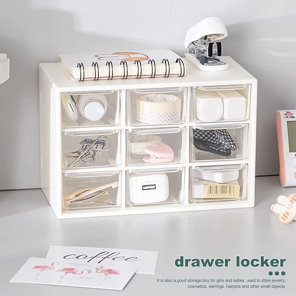 Large capacity drawer storage box