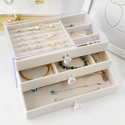 3 Drawers Jewelry Box