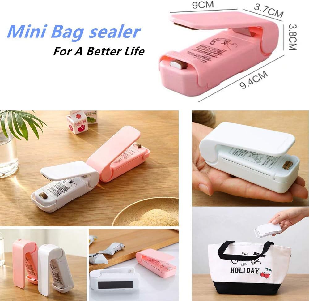Bag Sealing Machine, Mini Heat Sealer Machine, white color