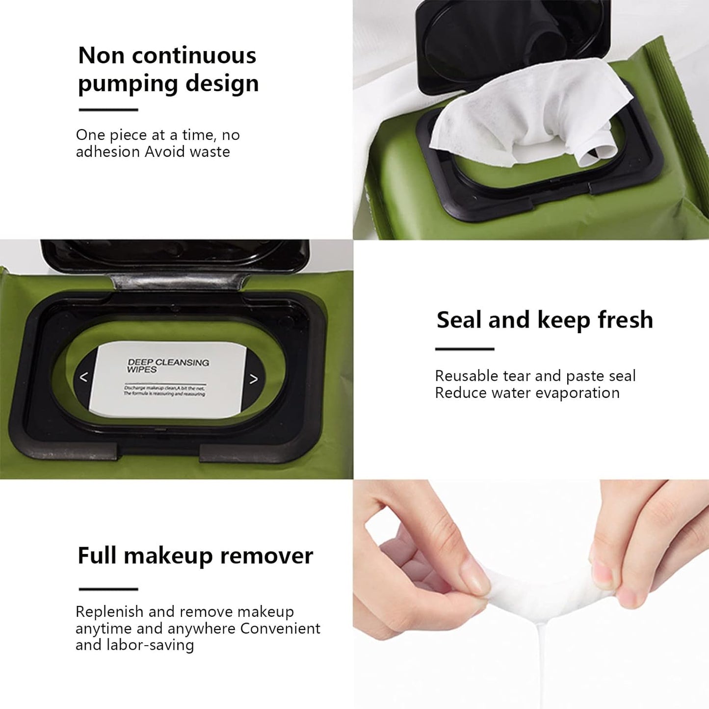 Makeup Remover Wipes (80 wipes)