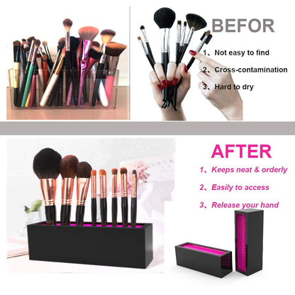 Makeup Brushes Holder Box