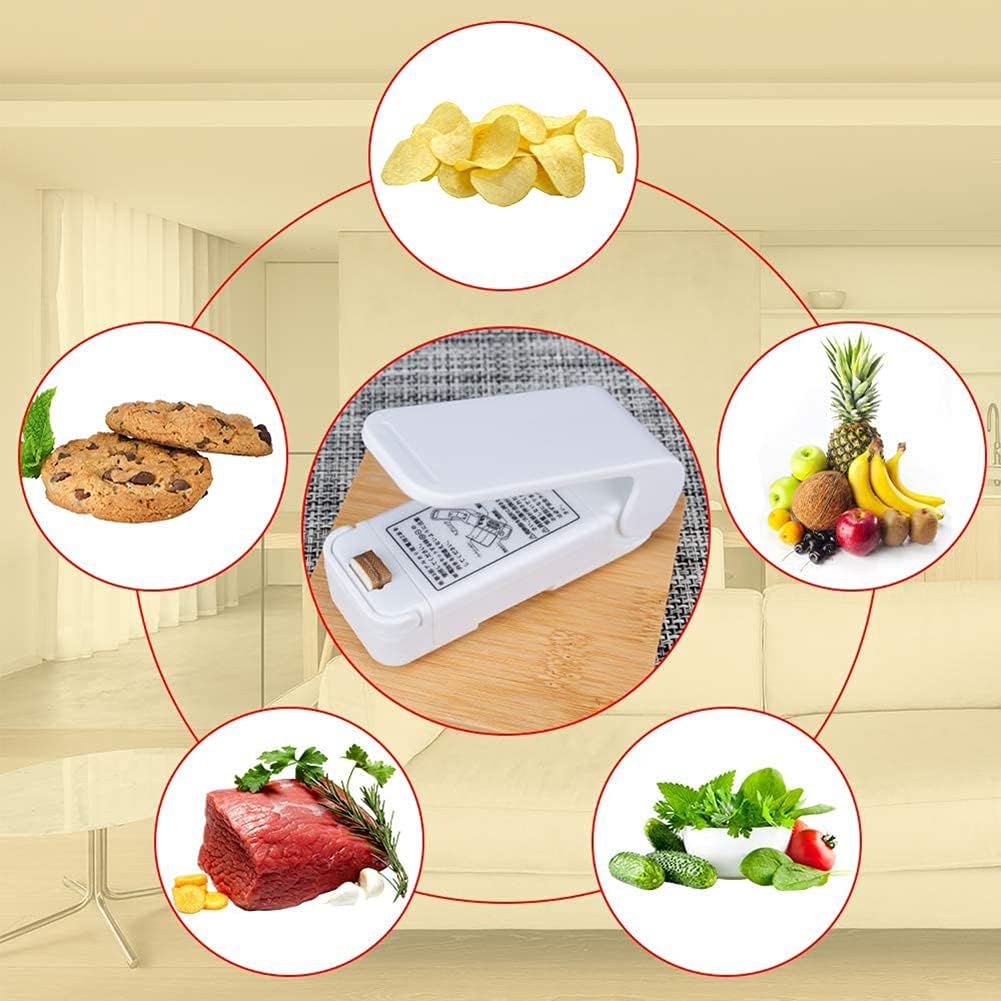 Bag Sealing Machine, Mini Heat Sealer Machine, white color