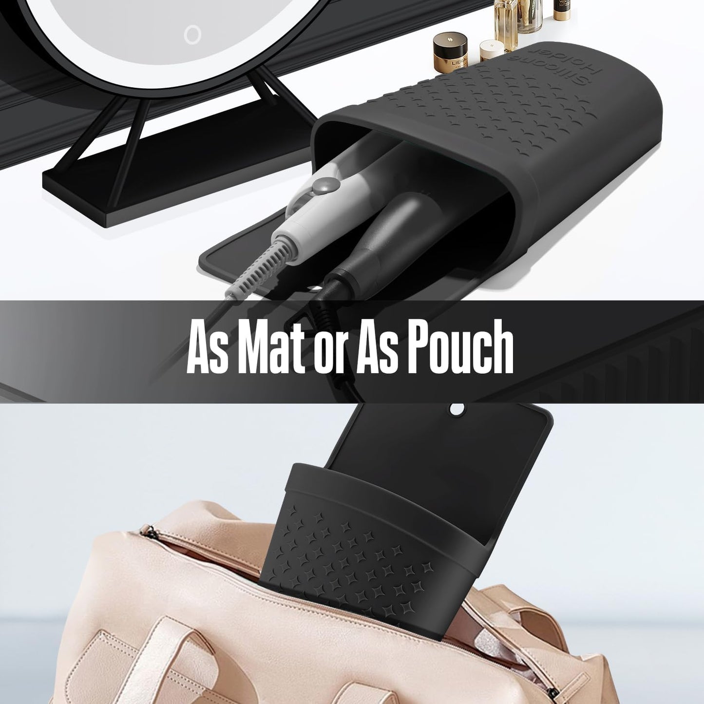 Silicone Curling Iron Holder