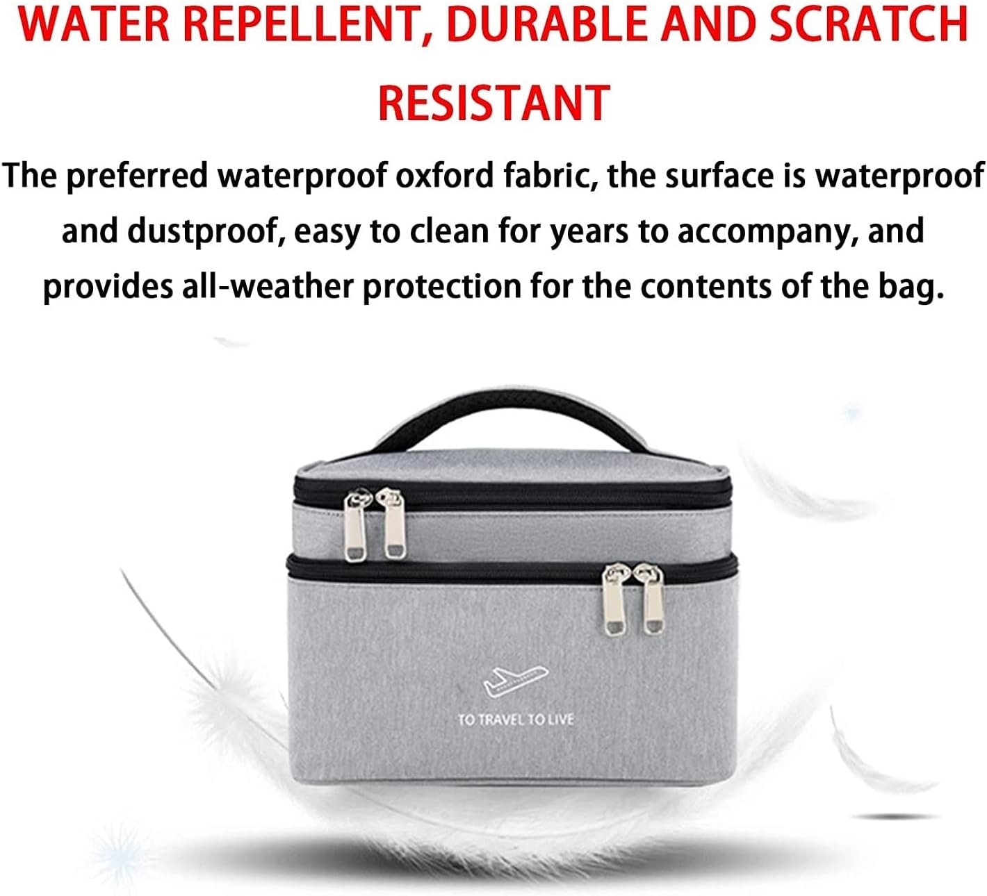 Travel Dual Layer Cosmetic Bag