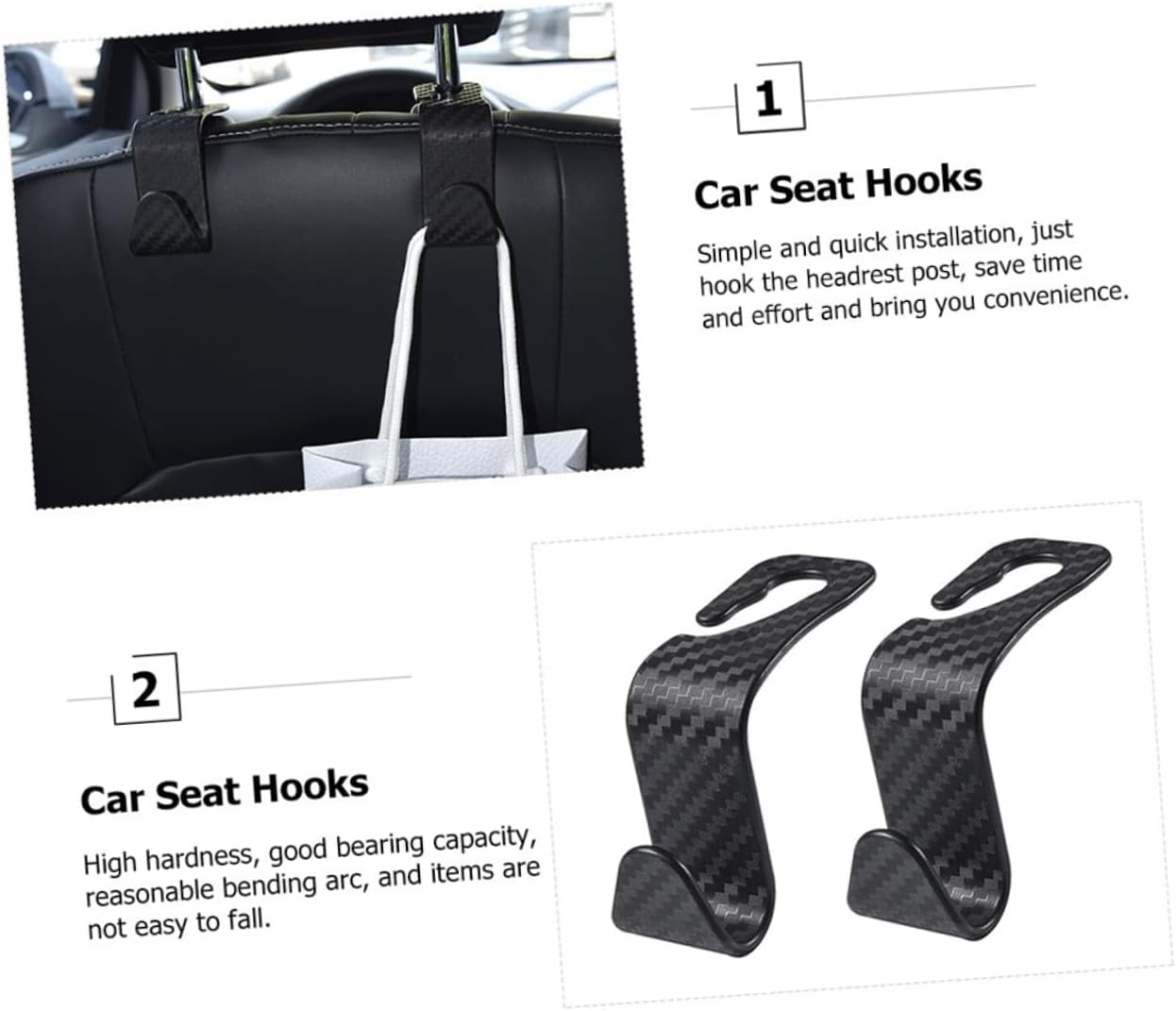 Car Backseat Hanger (2pcs)