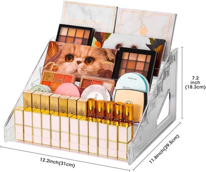 Multilevel Acrylic Cosmetics Display