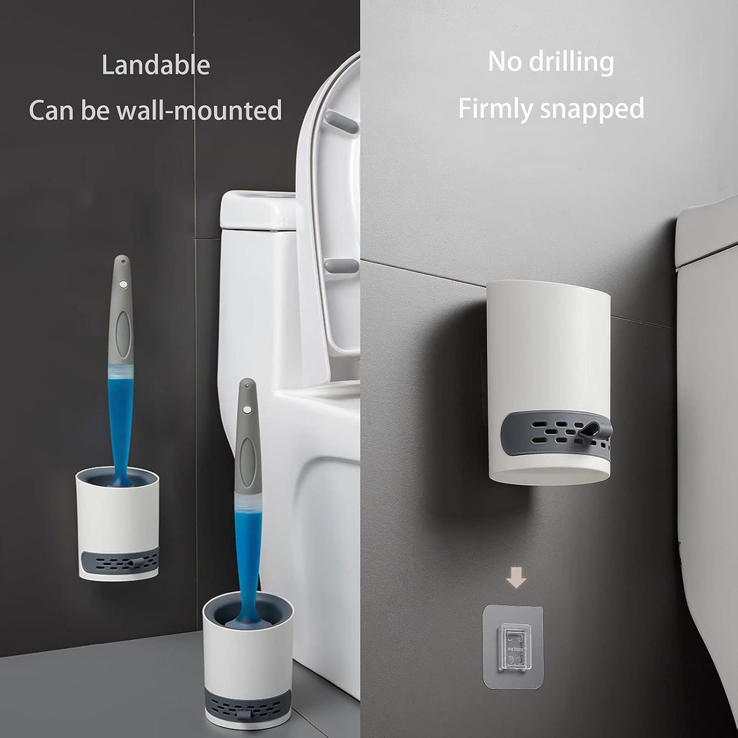Silicone Soap Dispenser Toilet Brush