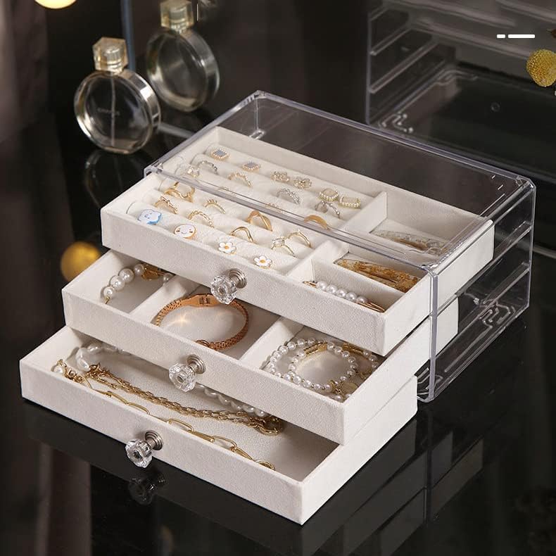 3 Drawers Jewelry Box