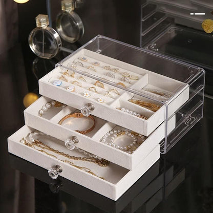 3 Drawers Jewelry Box